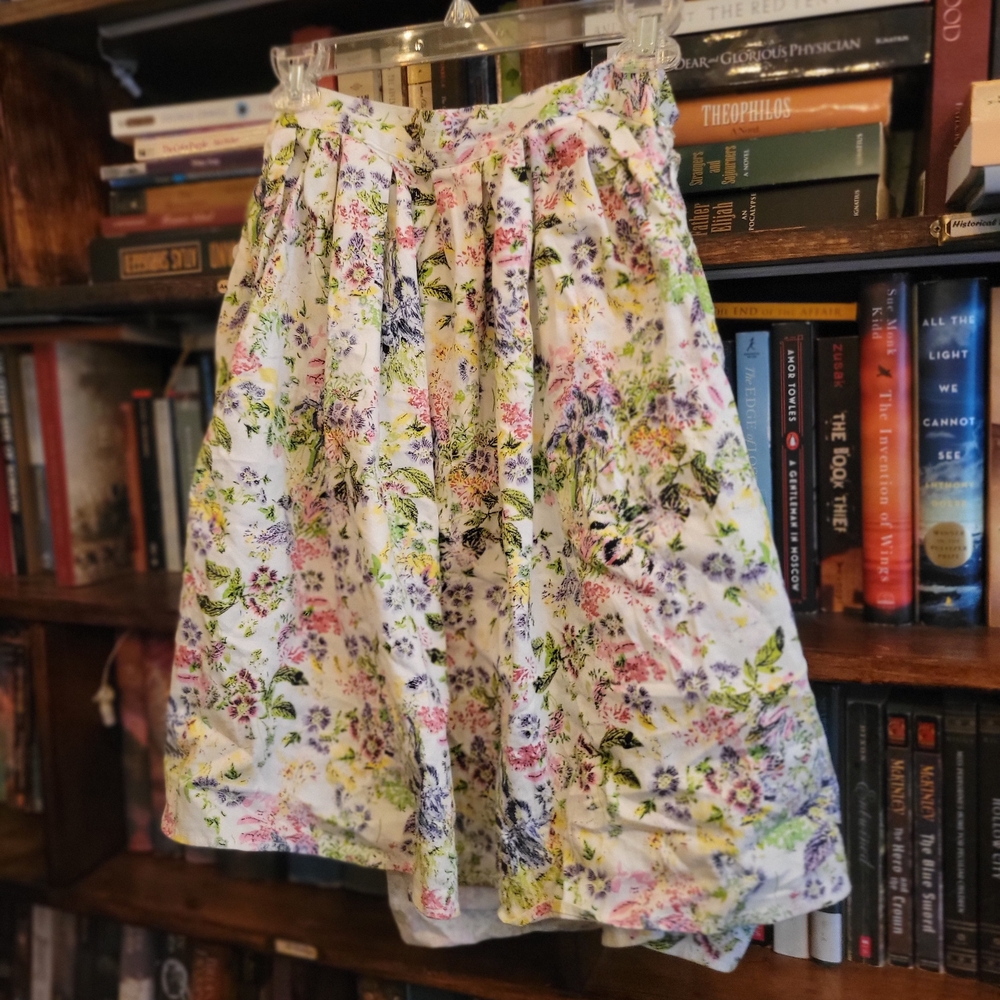 Classic Floral Cottagecore Midi Skirt Grace Karin